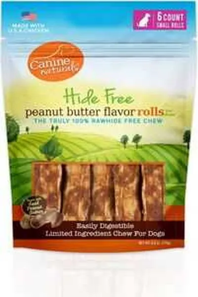 4.2 oz. Canine Naturals Peanut Butter Chew-2.5